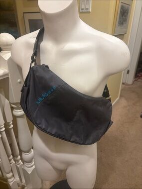 lululemon athletica unisex grey Crossbody Sling Bag